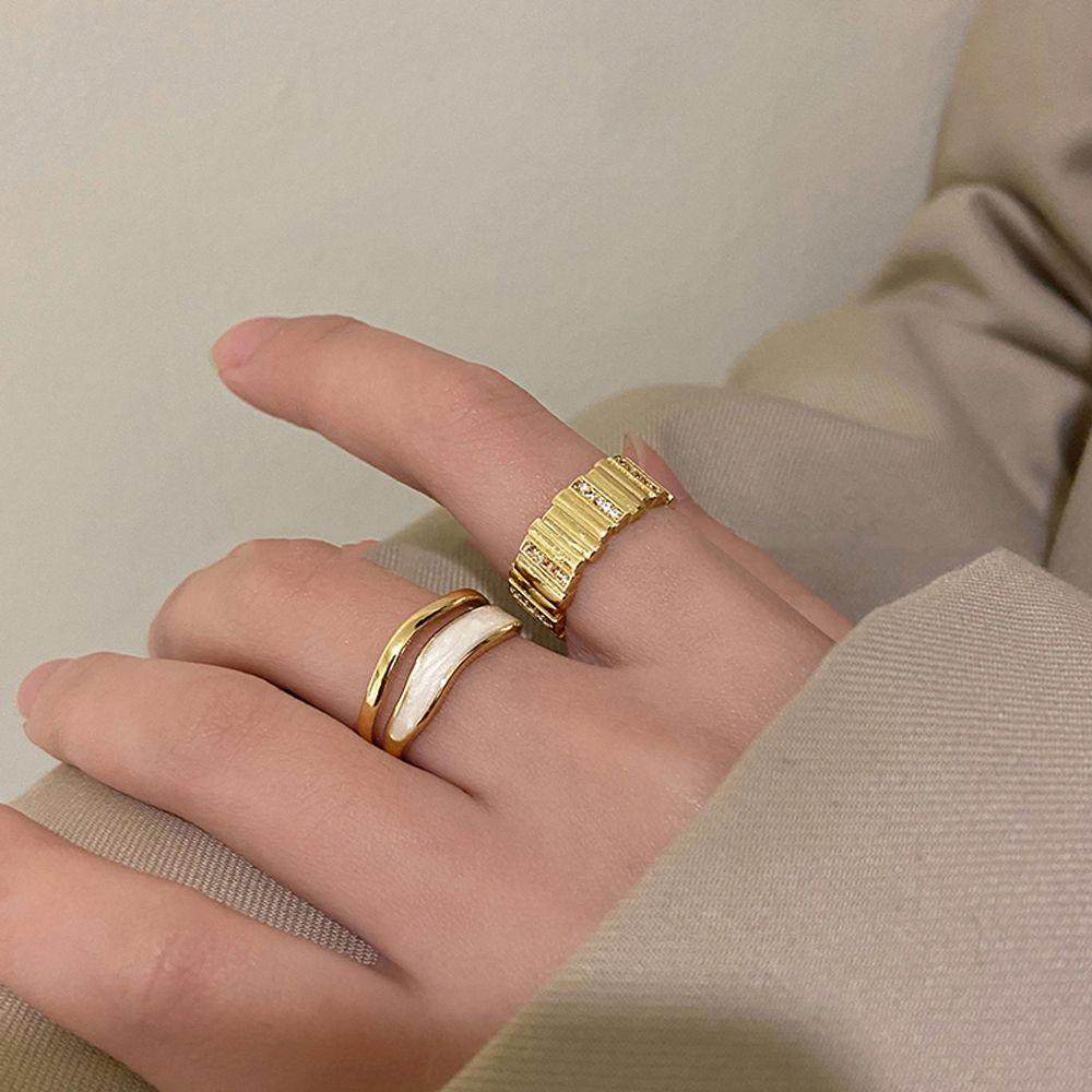 Nhẫn Đeo Ngón Trỏ Màu Thời Trang Vintage Hàn Quốc Cho Nữ