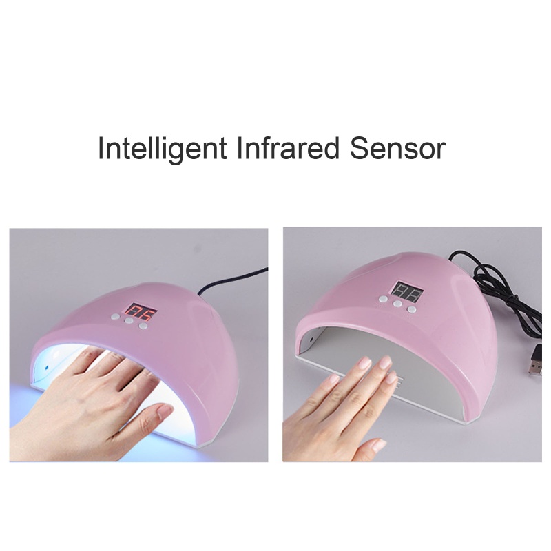 Máy Hong Khô Sơn Móng Tay Bằng Tia Uv USB Có 3 Chế Độ Hẹn Giờ