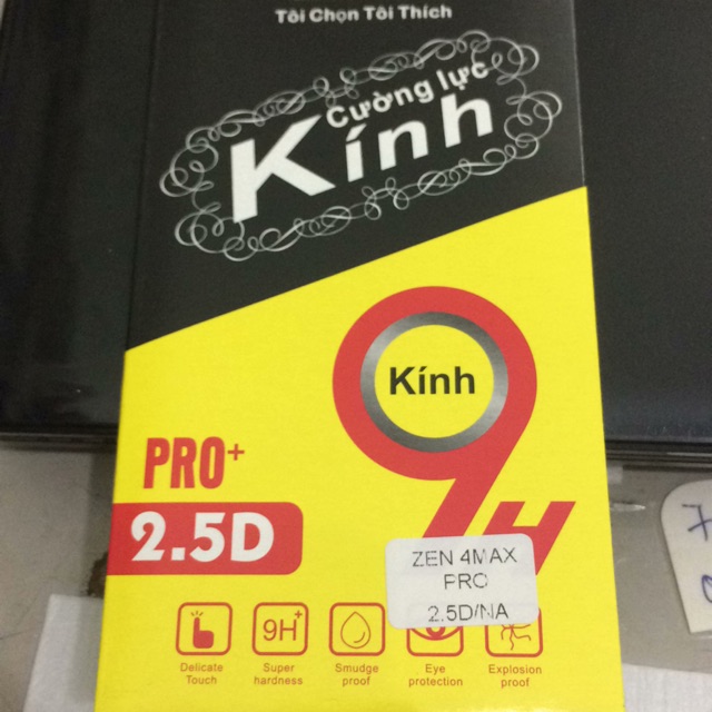 Kính cường lực Zen 4 max pro