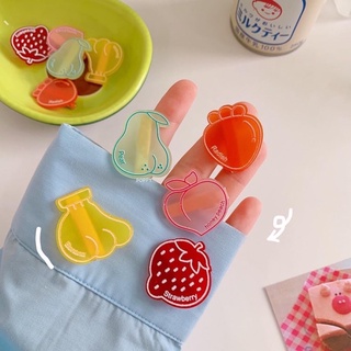 Kẹp gấp tóc trái cây nhỏ nhắn đáng yêu
