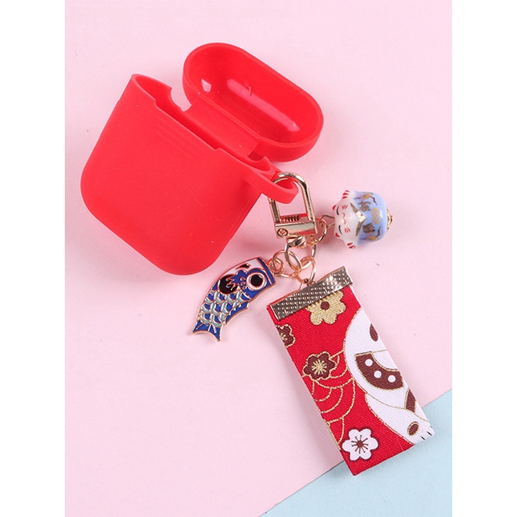 Móc Khóa Hình Cá Koi May Mắn Phong Cách Nhật Bản