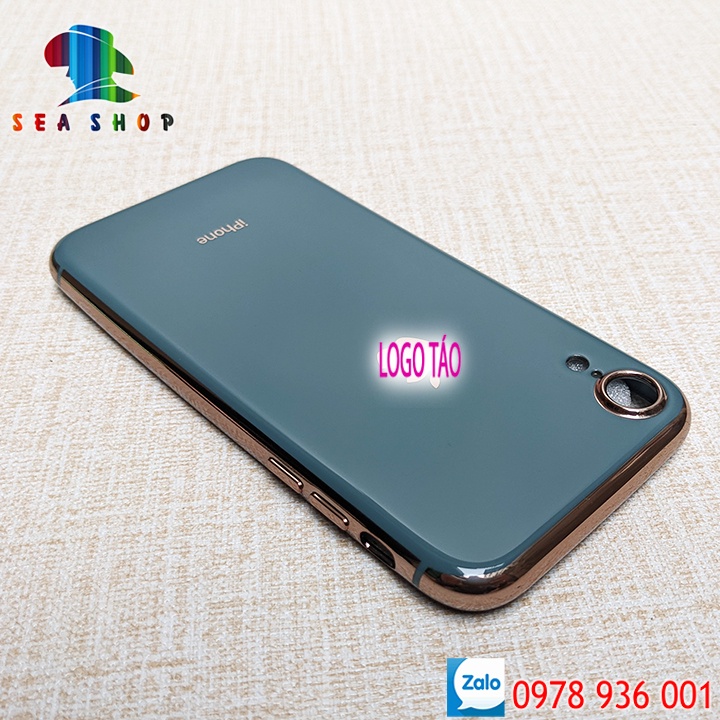 Ốp lưng nhựa dẻo iPhone XR -- VIỀN TRÒN -  thiết kế đẹp mắt, nước sơn bóng