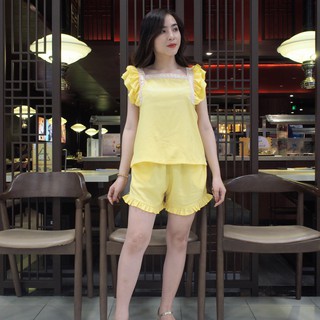 Đồ bộ mặc nhà vải lụa cát