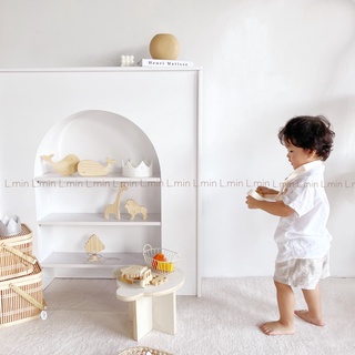 logo gỗ thông decor