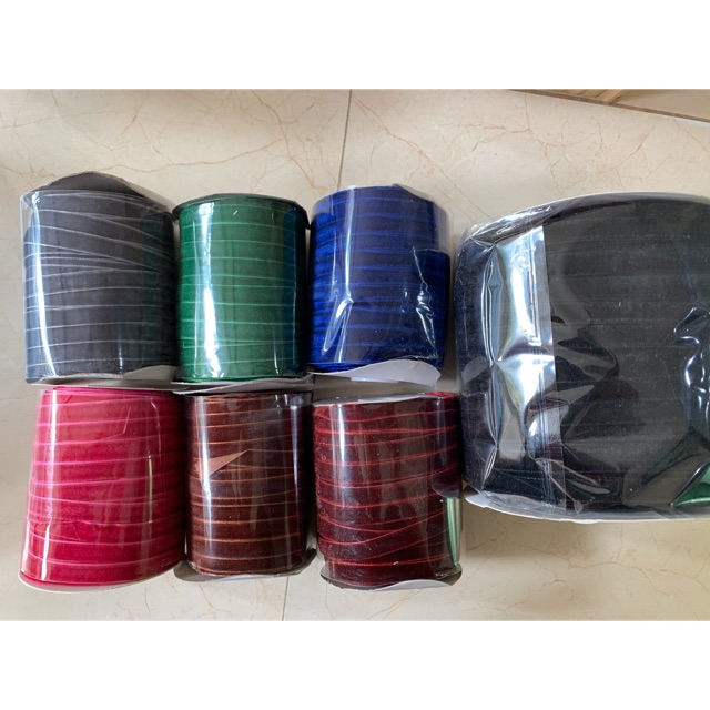 Ruy băng nhung bản 1cm dài 1m