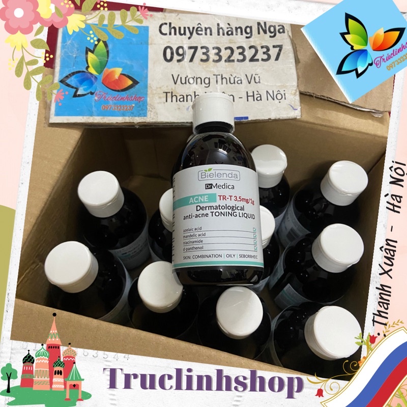 Toner Bielenda Dr Medica_Hỗ trợ mờ thâm sẹo mụn_Dưỡng da trắng sáng cực tốt 3,5mg