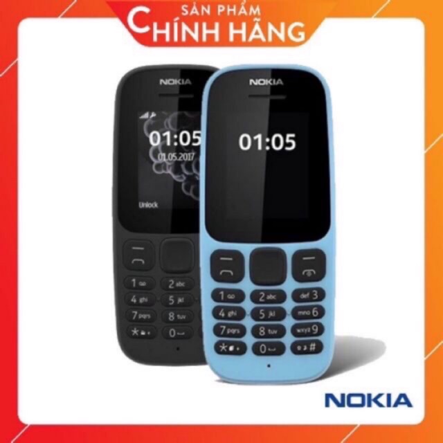 Điện Thoại Nokia 105-2017 1 sim mới 99%