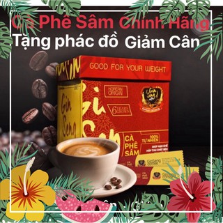 CÀ PHÊ SÂM GINSENG ( 1hộp 30 gói tặng kèm cẩm nang )