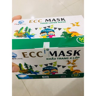 khẩu trang y tế 4 lớp cho bé