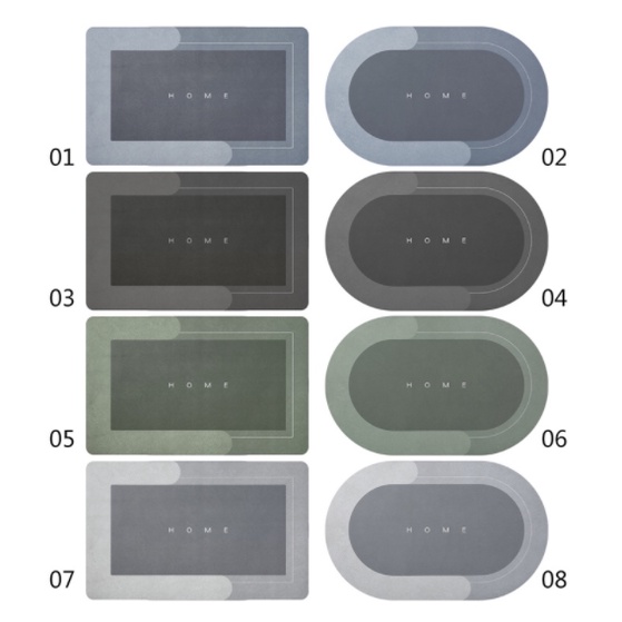Thảm Chân Cao Cấp Silicon Siêu Thấm Nước , Thảm Đá Chống Trơn Trượt Hot 2022