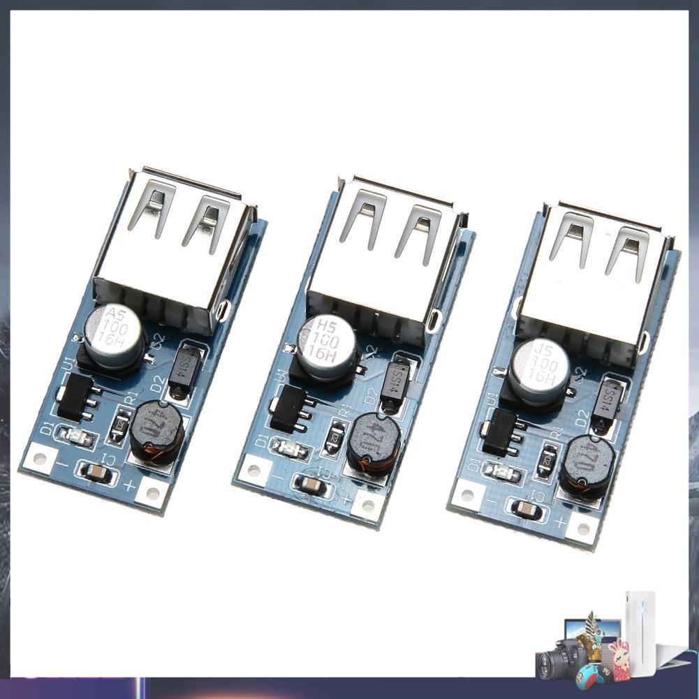 DC Bộ 3 Bảng Mạch Nâng Áp Usb 0.9v 5v Sang 5v 60