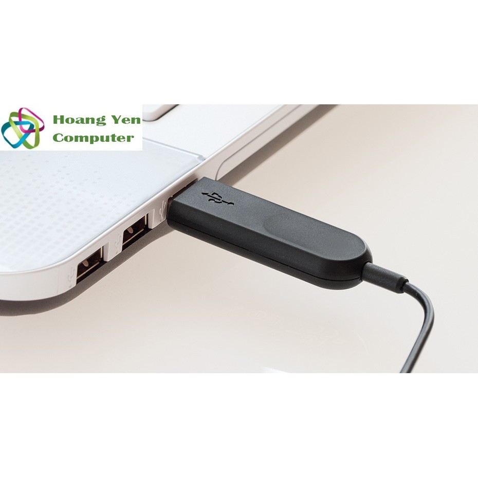 Tai Nghe Chụp Tai LOGITECH H340 Cho PC, Laptop (Kết Nối Qua Cổng USB) - BH 2 Năm Chính Hãng - Hoàng Yến Computer