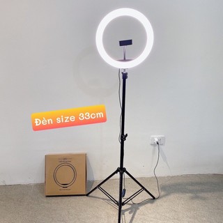 ( GÍA SỐC) Đèn Livestream Hỗ trợ bán hàng, Spa làm đẹp, Make up Size 33cm