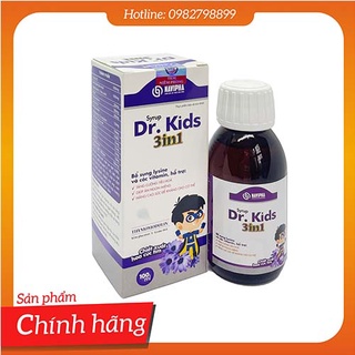 Thực Phẩm Bảo Vệ Sức Khỏe Syrup Dr.Kids 3in1 Giúp Trẻ Tăng Cường Tiêu Hóa, Ăn Ngon Miệng, Tăng Sức Đề Kháng