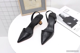Giày cao gót zara da rắn 7p fullbox