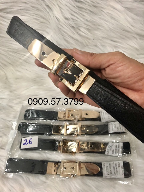 Thắt lưng cổ điển bản 3cm