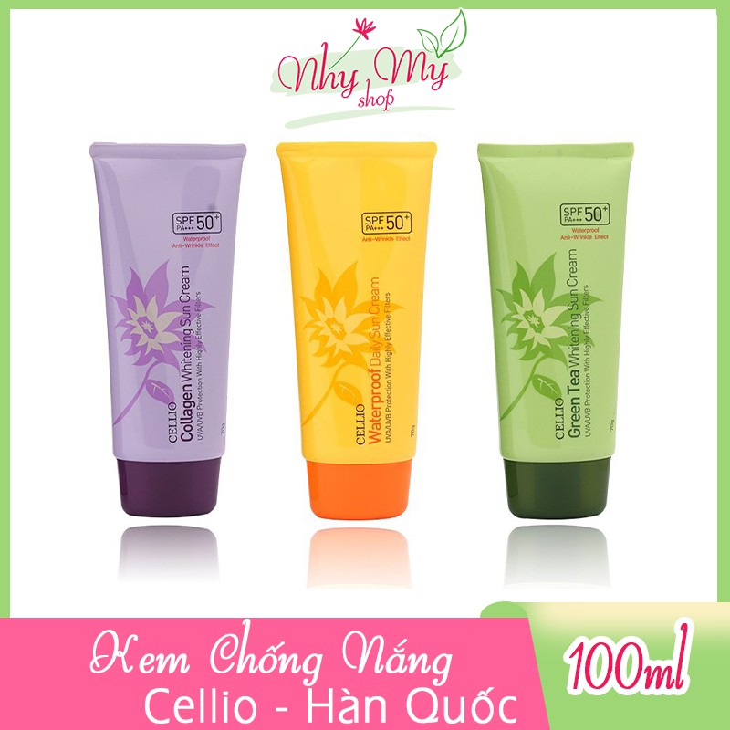 Hot⚡️Kem chống nắng Cellio - Hàn Quốc 70ml