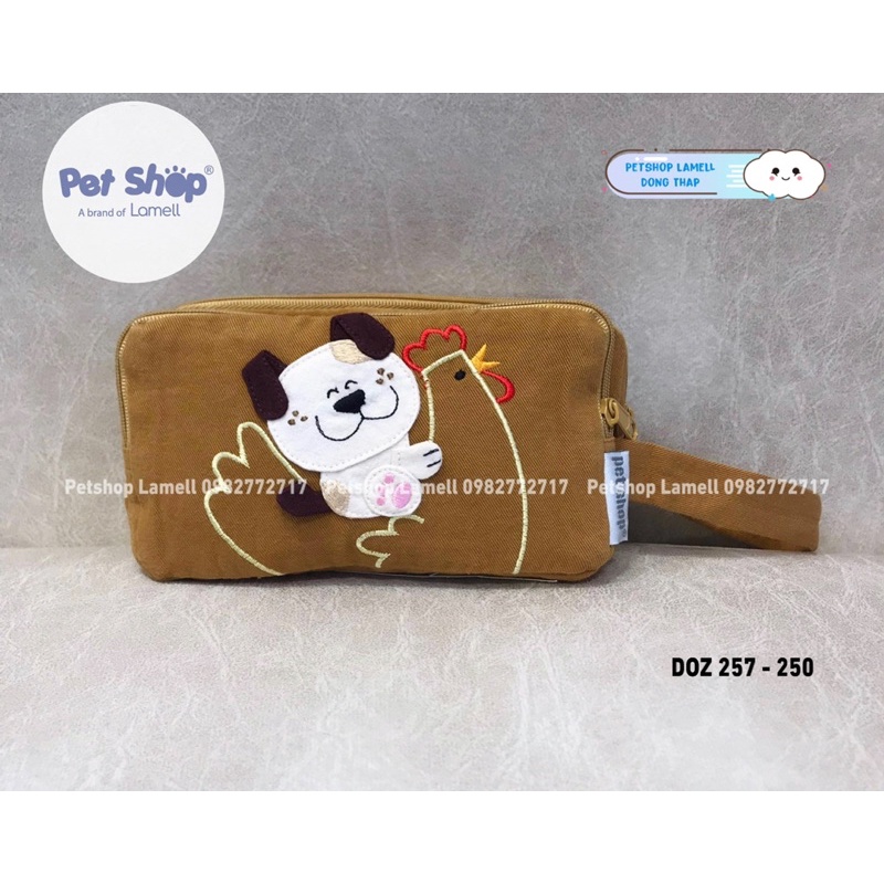 Bóp ví cầm tay nhiều ngăn PETSHOP chứa điện thoại, vật dụng - DOZ 257 Ảnh Thật