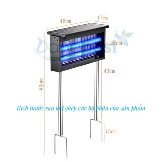 ĐÈN DIỆT MUỖI, DIỆT CÔN TRÙNG NĂNG LƯỢNG MẶT TRỜI CHO SÂN VƯỜN/ BIỆT THỰ/ SÂN GOLF - CÔNG NGHỆ 2021