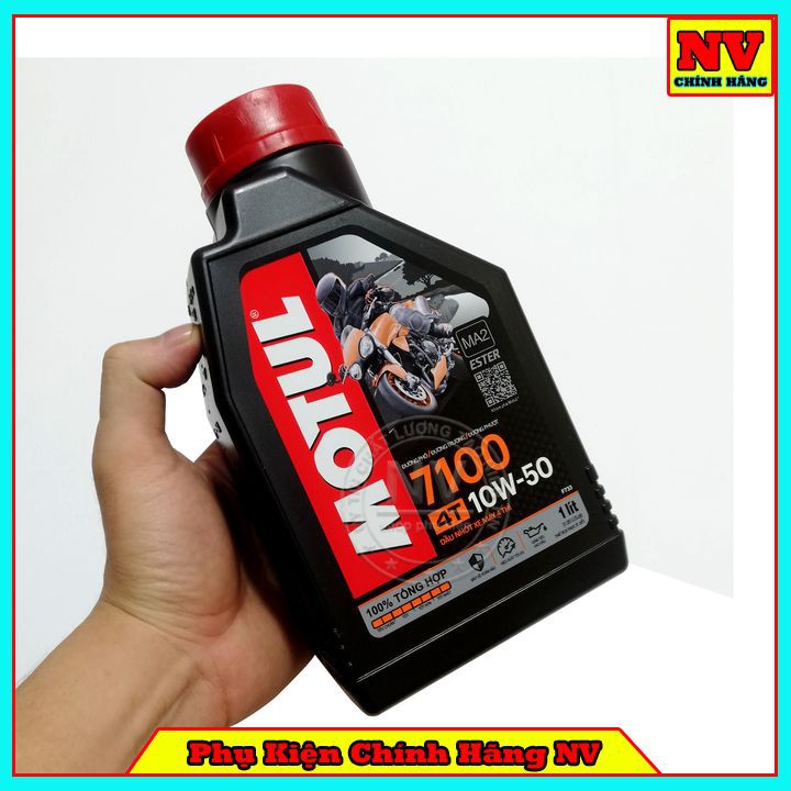 Nhớt Motul 7100 4T 10W50 1L Cho Xe Số