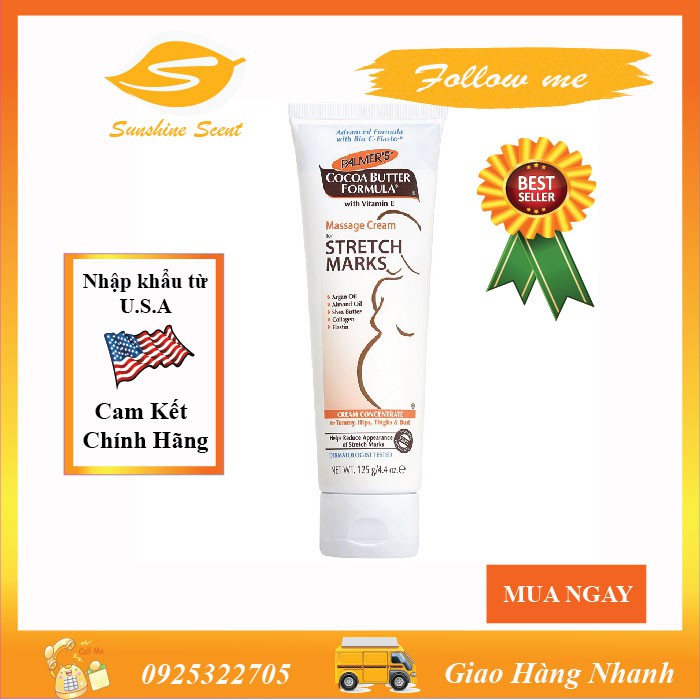 KEM CHỐNG VÀ NGỪA RẠN DA PALMER'S COCOA BUTTER FORMULA (125G)