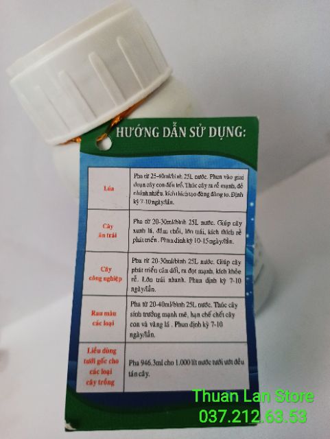 Phân Bón 12-4-8 Kích Thích Sinh Trưởng nhập khẩu Mỹ chai 240ml