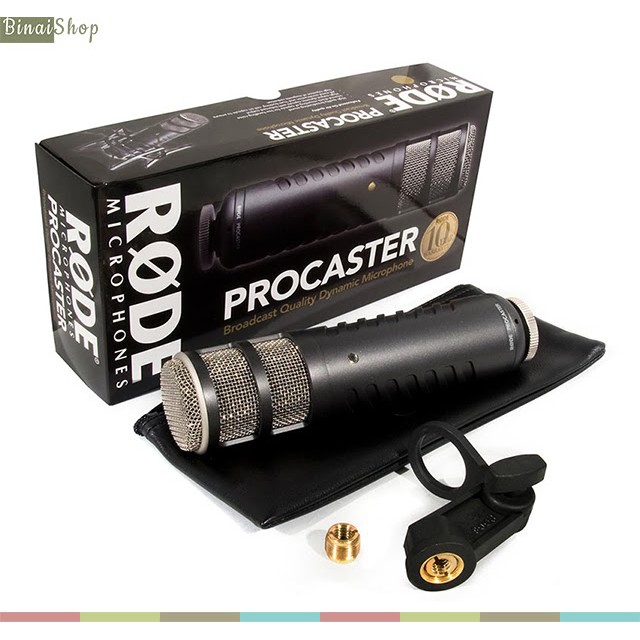 [Mã ELHACE giảm 4% đơn 300K] Micro condenser cho phòng thu Rode Procaster (Black)
