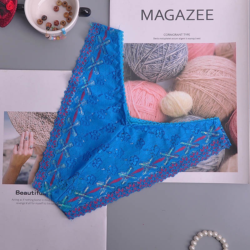 Quần lót AOWEINISI vải ren thiết kế quyến rũ thời trang dành cho nữ