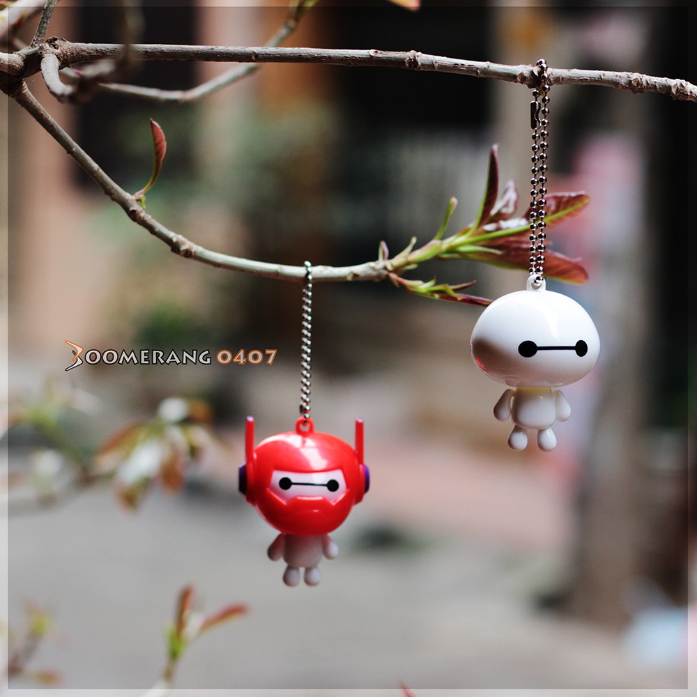 Móc chìa khóa Baymax Mô phỏng Siêu anh hùng, Quà tặng độc đáo