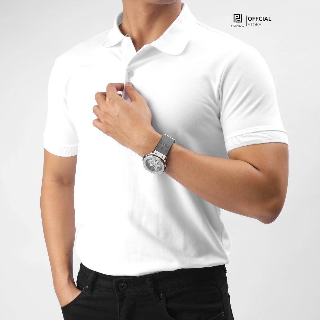 Áo polo nam cao cấp PUNDO với gam màu đẹp dễ phối vải cotton cao cấp APPD38