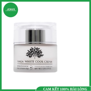 Kem dưỡng trắng da căng bóng naga white cool cream ngăn ngừa mụn, nám