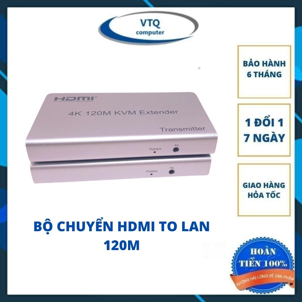 Bộ kéo dài HDMI qua Lan 120m, 200m có cổng USB hỗ trợ 4k, HDMI to LAN 120m 4K