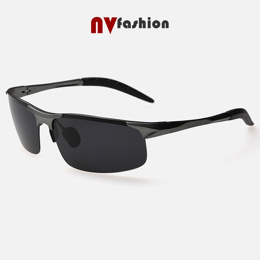 Kính mát nam phân cực NVfashion A8177, gọng hợp kim càng lò xo đàn hồi