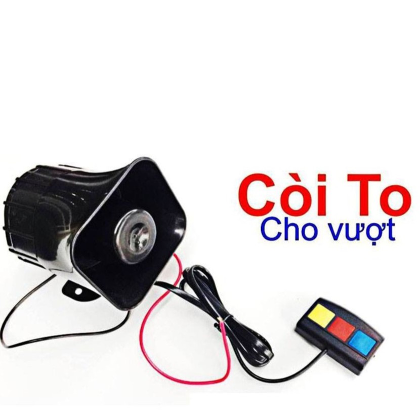 Còi Hú Policy 3 Chế Độ Có Điều Khiển ( SẢn phẩm Bảo hành 6 Tháng)