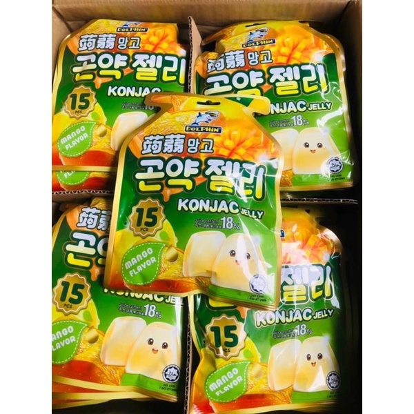 Thạch trái cây Dolphin Konjac Jelly Hàn Quốc 300g