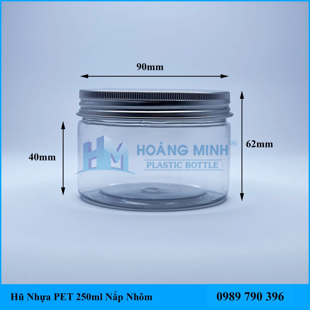 Hũ Nhựa PET 250ml Nắp Nhôm Giá (Sỉ) Xuất Xưởng | BigBuy360 - bigbuy360.vn