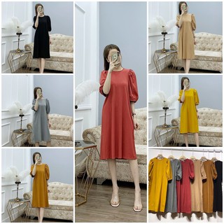 Váy bầu đầm bầu cotton cao cấp siêu xinh(Kèm Ảnh Thật)