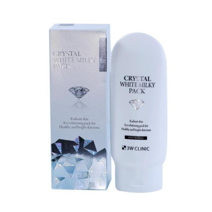 Kem Body - Kem U Trắng da bật tông Body Crystal White Milky Body Lotion 3W Clinic Hàn Quốc 200ml