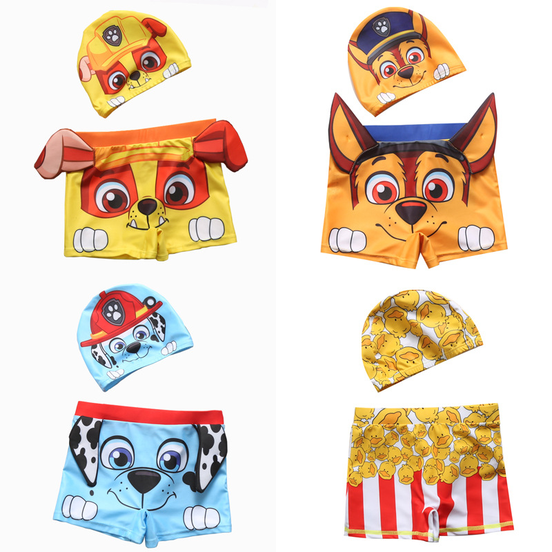 Quần bơi boxer in hình paw patrol cho bé trai