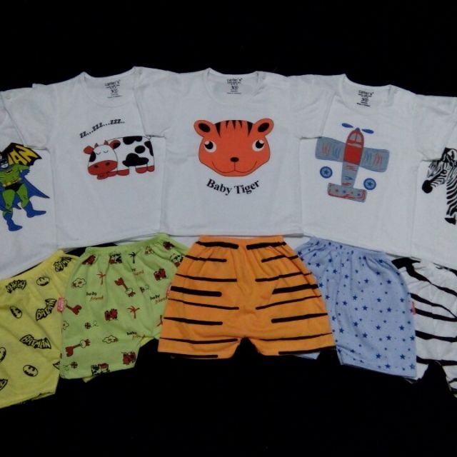 Set đồ bé trai côc trắng