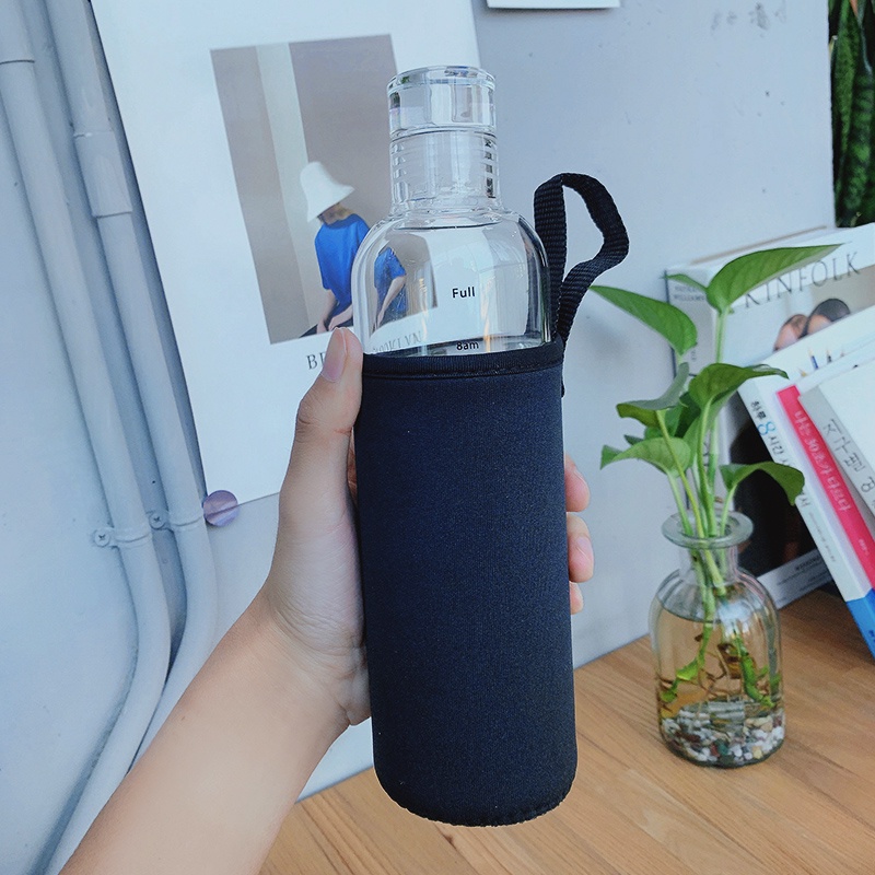 Bình Nhựa Đựng Nước Uống Có Tay Cầm Chống Rò Rỉ Tiện Dụng