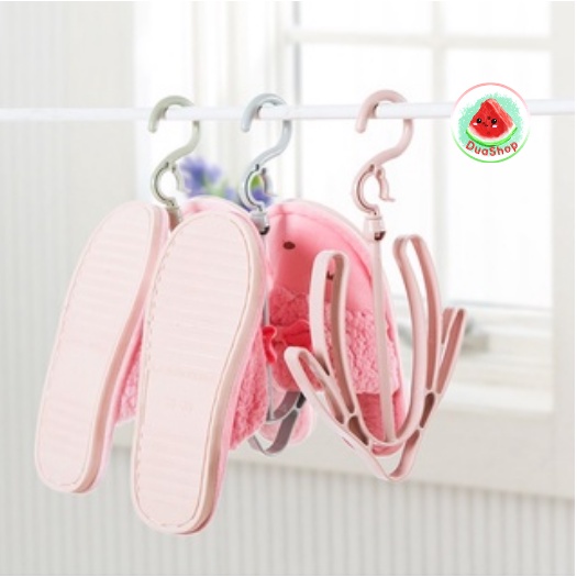 Móc treo giầy dép tiện dụng (treo 2 chiếc) 🍉Duashop🍉