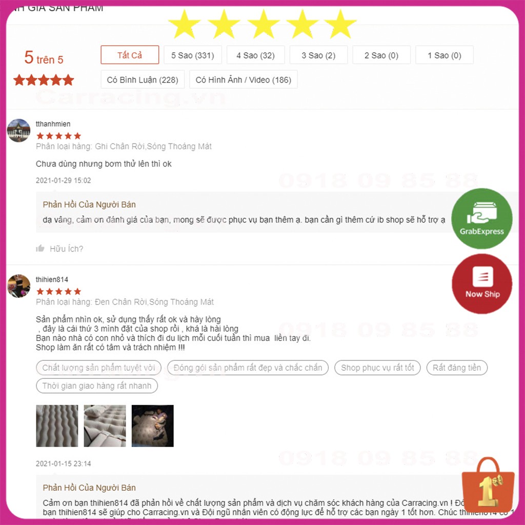 Đệm Hơi Ô Tô CARRACING Nệm Hơi Xe Ô tô Cao Cấp Chân Đế Rời - Loại Giường Nằm SIÊU DÀY Xe Hơi - Xe oto 4 , 5 , 7 chỗ | BigBuy360 - bigbuy360.vn