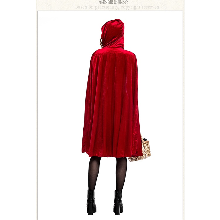Bộ trang phục hóa trang cô bé quàng khăn đỏ dành cho hoá trang tiệc Halloween / Giáng sinh | BigBuy360 - bigbuy360.vn