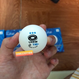 [Mã FASHIONT4MA2 giảm 10K đơn 50K] Quả bóng bàn Yinhe Xanh 3 sao 6 quả 40+ ABS+ New 2020