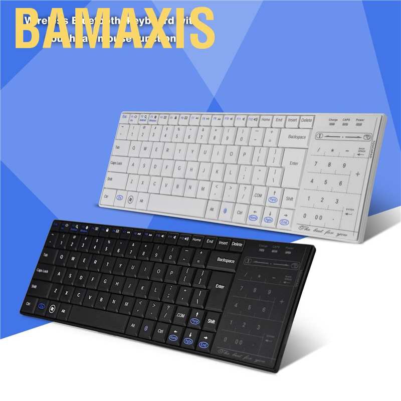 Bàn Phím Không Dây Bamaxis Tích Hợp Chuột Cảm Ứng 2 Trong 1