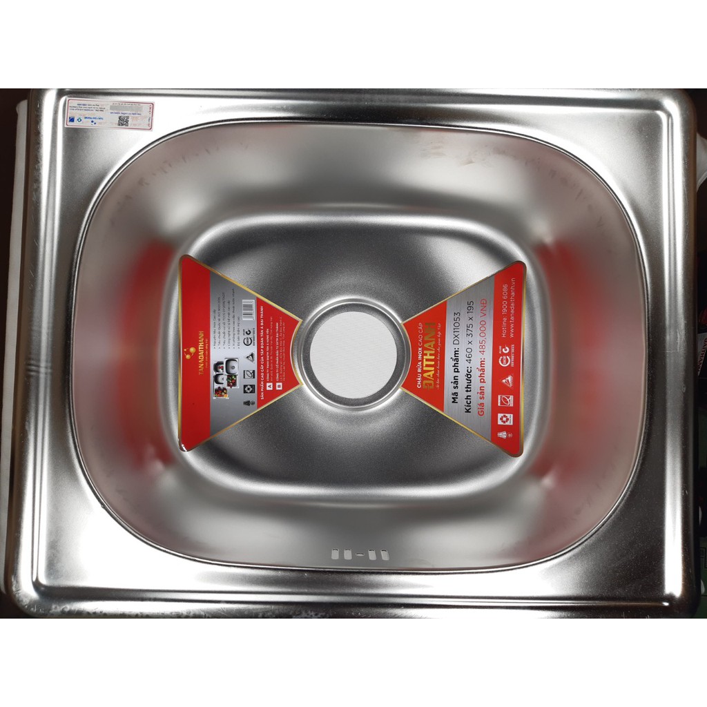 Chậu rửa bát đơn một học - tân á đại thành - Mã DX11053