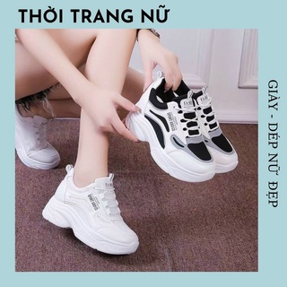 Giày Thể Thao Nữ Đế Cao Năng Động Dành Cho Nữ Cực Đẹp Mang Đi Học Đi Chơi..