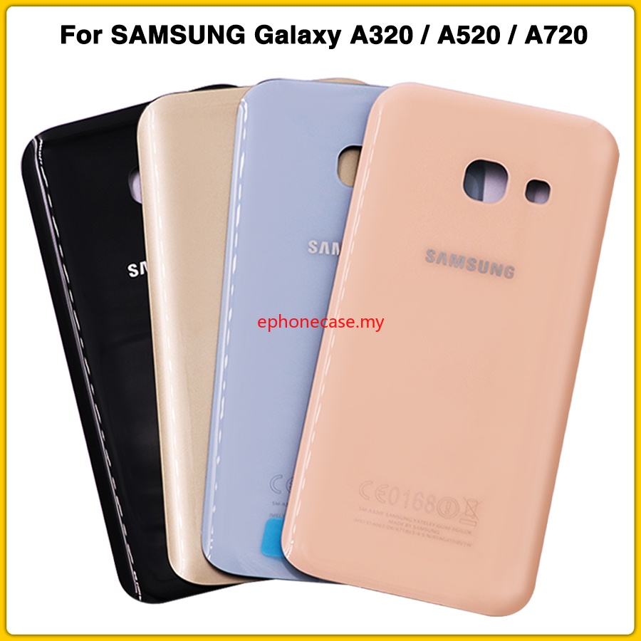 Mặt lưng điện thoại + nắp đậy pin thay thế cho SAMSUNG Galaxy A3 A5 A7 2017 A320 A520 A720