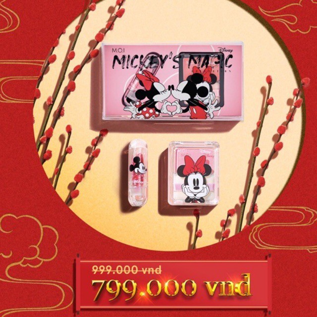 (MUA 1 TẰNG 1) Bộ Trang Điêm  Mickey's Magic Hồ Ngọc Hà.